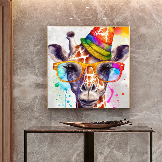 КВАДРАТ Grande toile imprimée étirée / Légendaire Marilyn Monroe en robe rouge / Impression d’art mural moderne