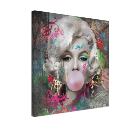 Graffiti Art Blue Marilyn Monroe blowing Bubble Gum, Modern Pop Art Print on Canvas {{ shop_name }}Prints canvas print canvas wall art giclée prints graffiti art print graffiti canvas graffiti canvas art large canvas print large wall art Large Wall Art Decor Living Room Art merilyn monroe art print Merilyn Monroe painting modern abstract art modern art print pop art print print on canvas ready to hang canvas street art on canvas stretched canvas art wall art prints