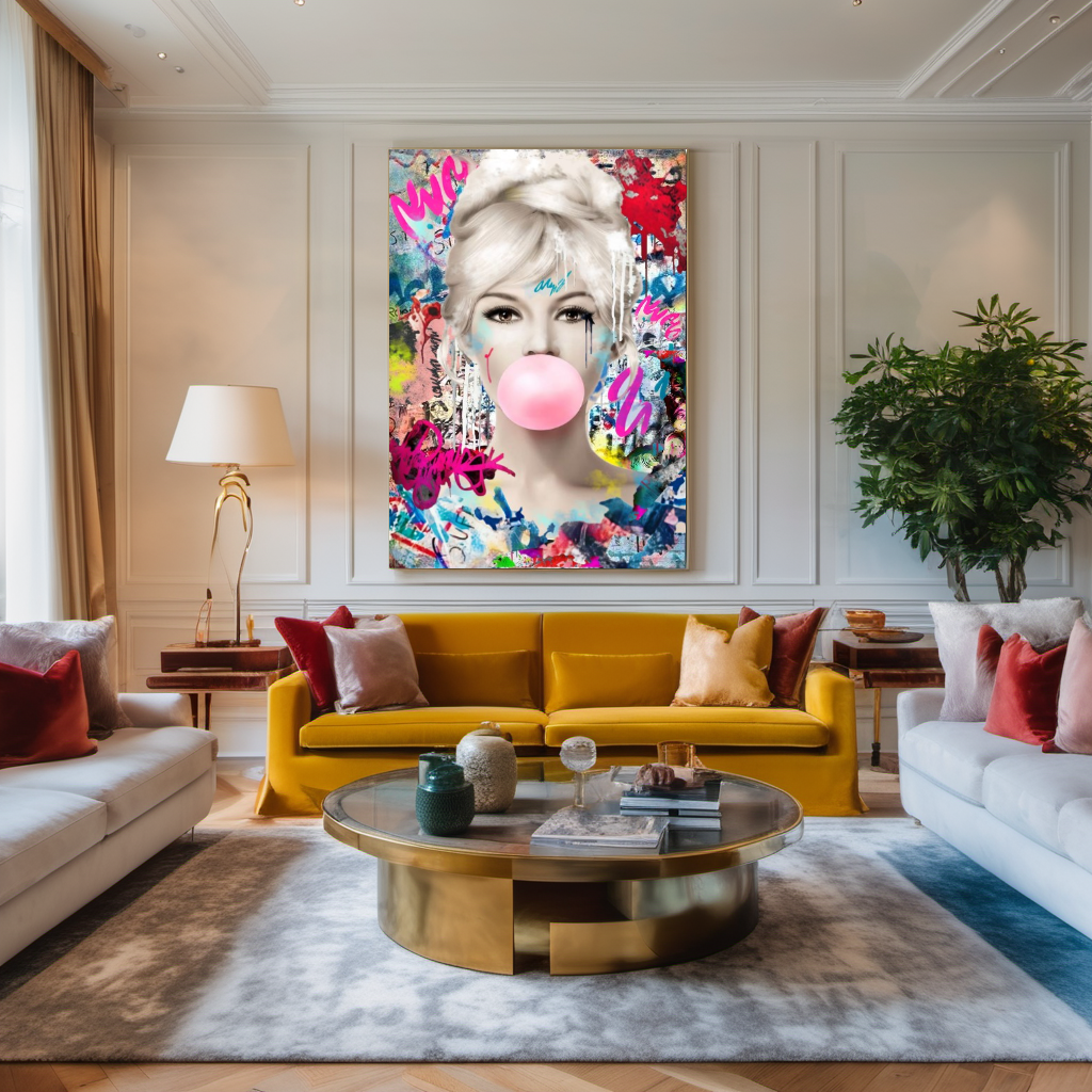 Audrey Hepburn, Marilyn Monroe and Brigitte Bardot, Pencil Art Drawing, Retro Hollywood Art Canvas Print