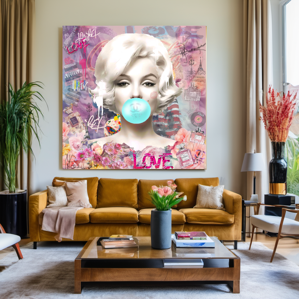 Audrey Hpburn, Marilyn Monroe, Bubble Gum Art, Modern Pop Art Print on Canvas {{ shop_name }}Prints canvas print canvas wall art giclée prints graffiti art print graffiti canvas graffiti canvas art large canvas print large wall art Large Wall Art Decor Living Room Art merilyn monroe art print Merilyn Monroe painting modern abstract art modern art print pop art print print on canvas ready to hang canvas street art on canvas stretched canvas art wall art prints