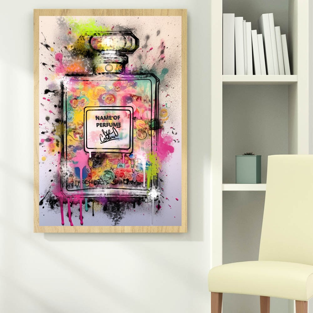 #ChanelArt #PopArt #FashionArt #PerfumeArt #CanvasPrint #ParisianStyle #ModernArt #ColorfulDecor #UniqueGift #WallArt