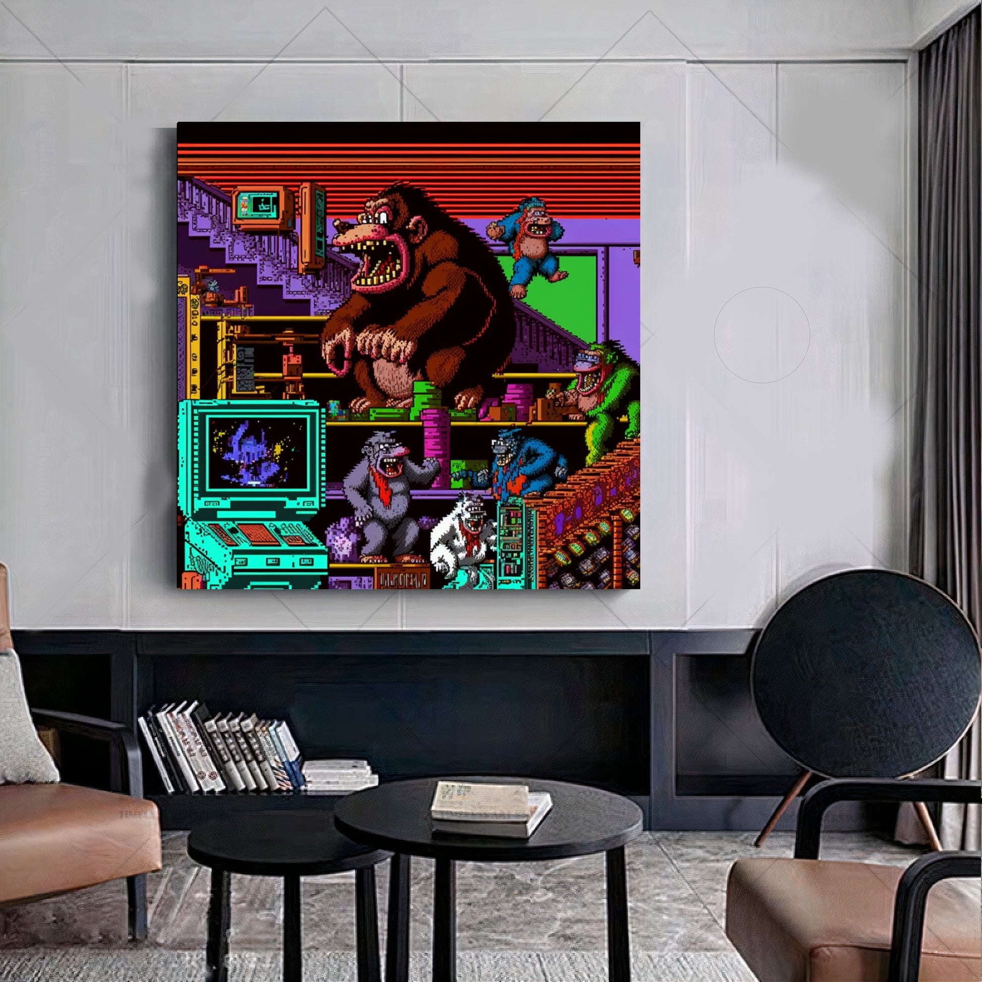 Mario Game Art - Retro Nintendo-Inspired Decor for Gamers {{ shop_name }}Prints canvas print canvas wall art classic game collectible gamer gift gaming decor gaming room decor geek art giclée prints large canvas print large wall art Large Wall Art Decor Living Room Art Mario Mario Bros modern art print Nintendo nostalgic pixel art pop culture print on canvas ready to hang canvas retro gaming stretched canvas art Super Mario video game art wall art prints