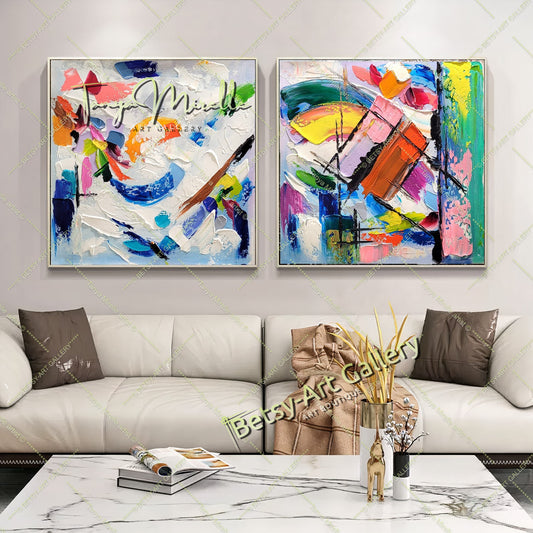 {{ product.title }} canvas artwork by Tanya Mirelle – modern wall decor – original artwork for home, living room, office, or gallery