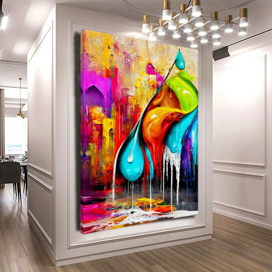 Abstract Colorful Art Print - Modern Vibrant Wall Decor for Home {{ shop_name }}Prints abstract painting abstract print art print boho decor canvas print canvas wall art colorful wall art giclée prints large canvas print large wall art minimalistic art modern canvas art print on canvas ready to hang canvas stretched canvas art vibrant canvas print wall art prints wall decor wall decor for home