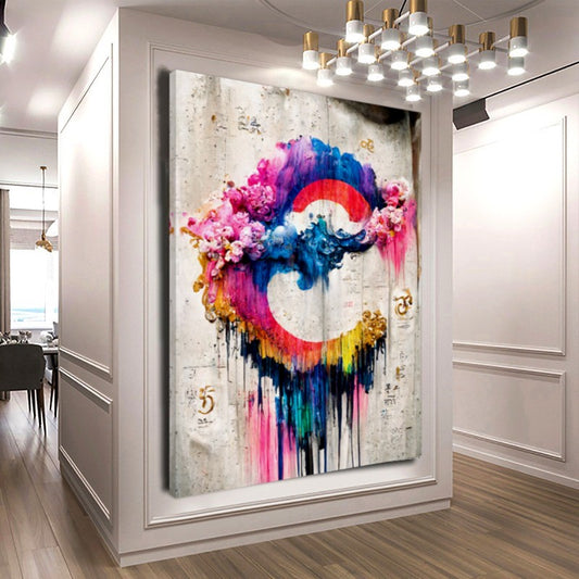 Graffiti Art Print, Abstract Colorful Art - Modern Vibrant Wall Decor for Home {{ shop_name }}Prints abstract painting abstract print art print boho decor canvas print canvas wall art colorful wall art giclée prints large canvas print large wall art minimalistic art modern canvas art print on canvas ready to hang canvas stretched canvas art vibrant canvas print wall art prints wall decor wall decor for home