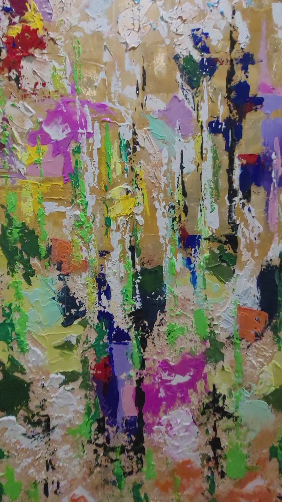 modern impasto oil painting, abstract floral art, colorful wall decor, textured canvas, contemporary art, nature-inspired artwork, unique home decor, vibrant flowers, original painting, garden abstract, fine art, impasto technique, living room decor, artistic expression, handmade painting, botanical art, mixed media painting, modern wall art, statement piece, floral abstract, lush garden, high-relief art, home office decor, gift for art lovers, canvas painting