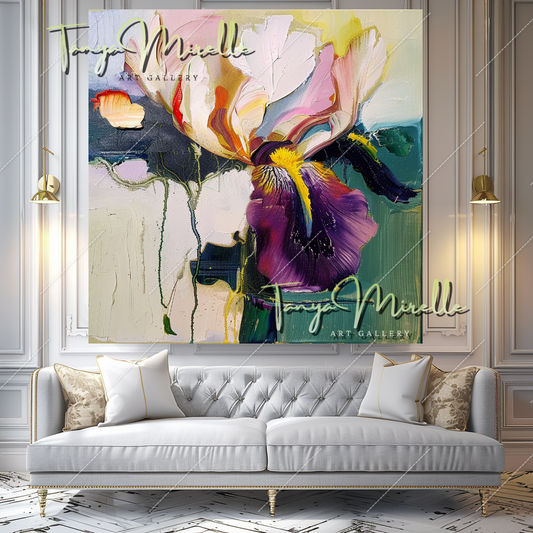 Abstract Contemporary Oil Painting, Large Wall Decor #215