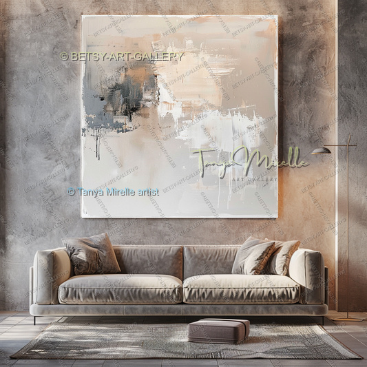 {{ product.title }} canvas artwork by Tanya Mirelle – modern wall decor – original artwork for home, living room, office, or gallery