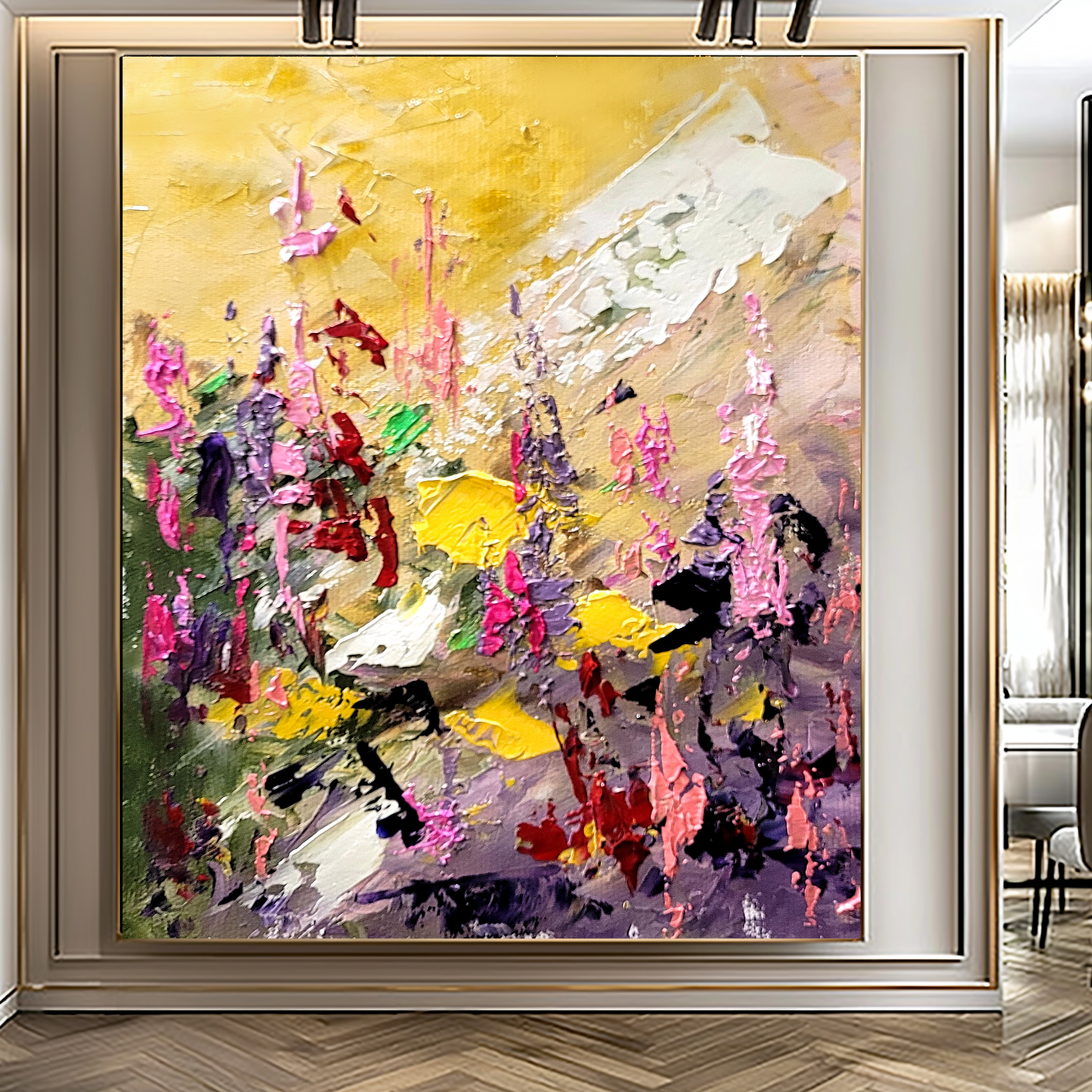 Large Modern Abstract Art for Living room, Impasto Oil Painting on Canvas, Handmade Art for sale