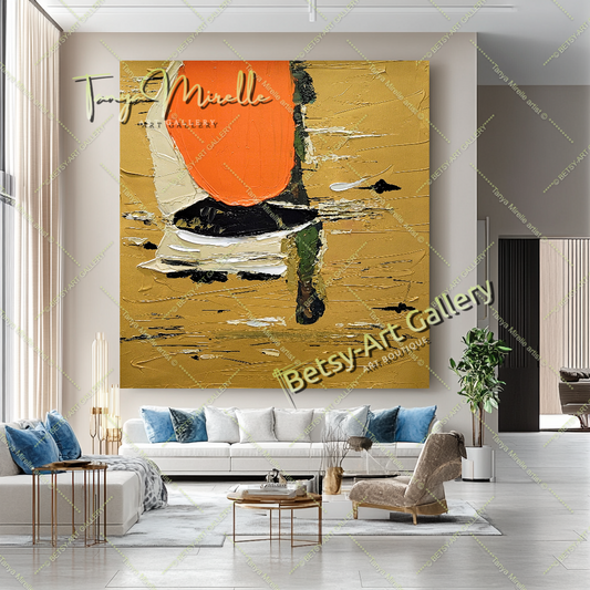{{ product.title }} canvas artwork by Tanya Mirelle – modern wall decor – original artwork for home, living room, office, or gallery
