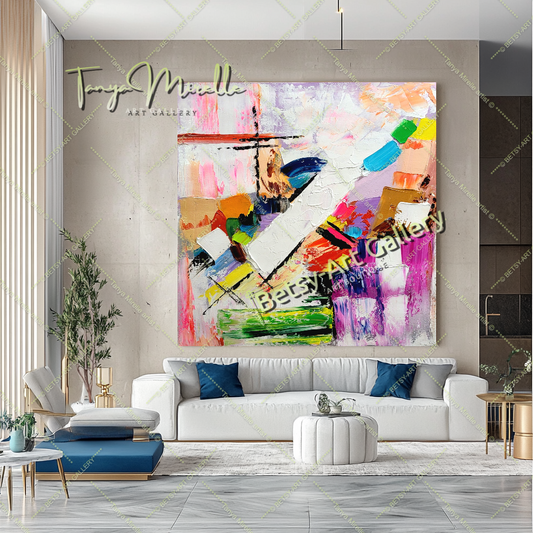 {{ product.title }} canvas artwork by Tanya Mirelle – modern wall decor – original artwork for home, living room, office, or gallery