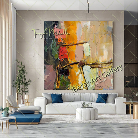 Colorful Abstract Painting – Contemporary Wall Art #137