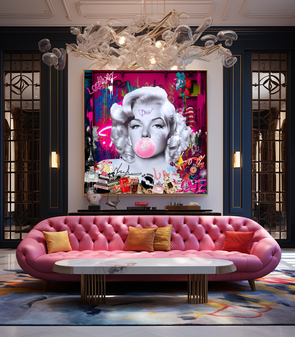 Vivid Graffiti Art Portrait, Marilyn Monroe, Bubble Gum Art, Modern Pop Art Print on Canvas {{ shop_name }}Prints canvas print canvas wall art giclée prints graffiti art print graffiti canvas graffiti canvas art large canvas print large wall art Large Wall Art Decor Living Room Art merilyn monroe art print Merilyn Monroe painting modern abstract art modern art print pop art print print on canvas ready to hang canvas street art on canvas stretched canvas art wall art prints