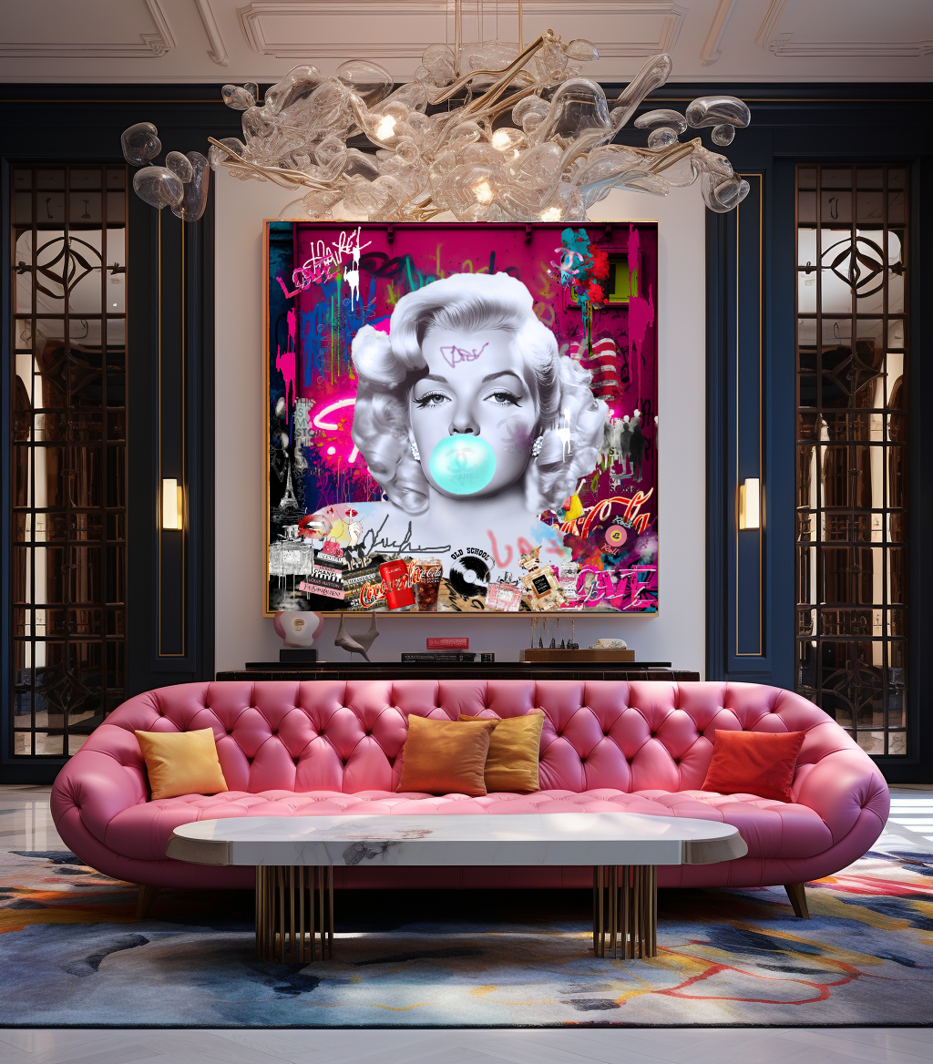 Vivid Graffiti Art Portrait, Marilyn Monroe, Bubble Gum Art, Modern Pop Art Print on Canvas {{ shop_name }}Prints canvas print canvas wall art giclée prints graffiti art print graffiti canvas graffiti canvas art large canvas print large wall art Large Wall Art Decor Living Room Art merilyn monroe art print Merilyn Monroe painting modern abstract art modern art print pop art print print on canvas ready to hang canvas street art on canvas stretched canvas art wall art prints