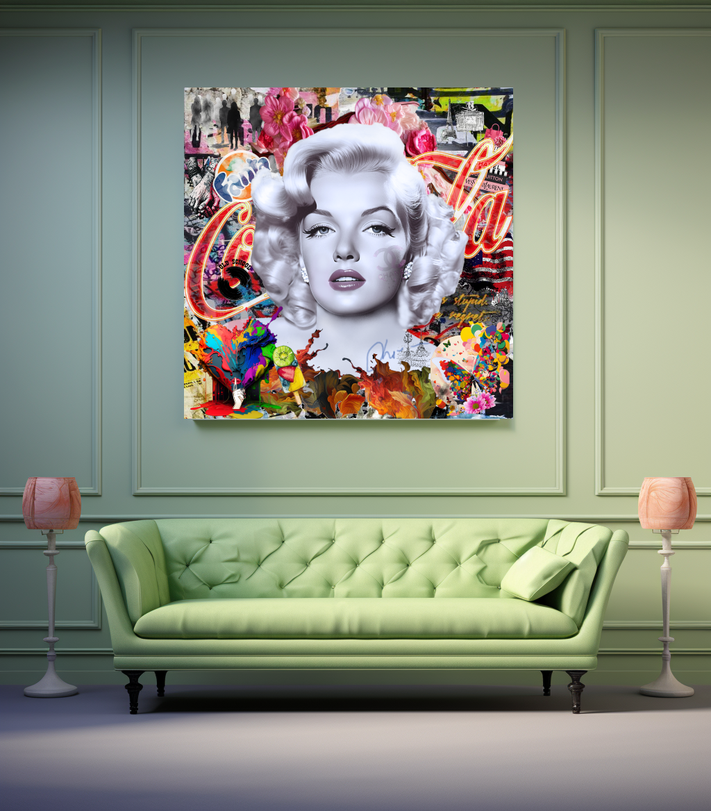 Marilyn Monroe blowing Bubble Gum, Celebreti Portrait, Modern Pop Art Print on Canvas {{ shop_name }}Prints canvas print canvas wall art giclée prints graffiti art print graffiti canvas graffiti canvas art large canvas print large wall art Large Wall Art Decor Living Room Art merilyn monroe art print Merilyn Monroe painting modern abstract art modern art print pop art print print on canvas ready to hang canvas street art on canvas stretched canvas art wall art prints
