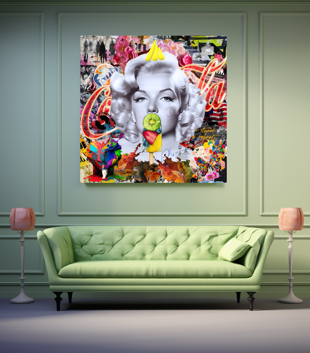 Marilyn Monroe blowing Bubble Gum, Celebreti Portrait, Modern Pop Art Print on Canvas {{ shop_name }}Prints canvas print canvas wall art giclée prints graffiti art print graffiti canvas graffiti canvas art large canvas print large wall art Large Wall Art Decor Living Room Art merilyn monroe art print Merilyn Monroe painting modern abstract art modern art print pop art print print on canvas ready to hang canvas street art on canvas stretched canvas art wall art prints