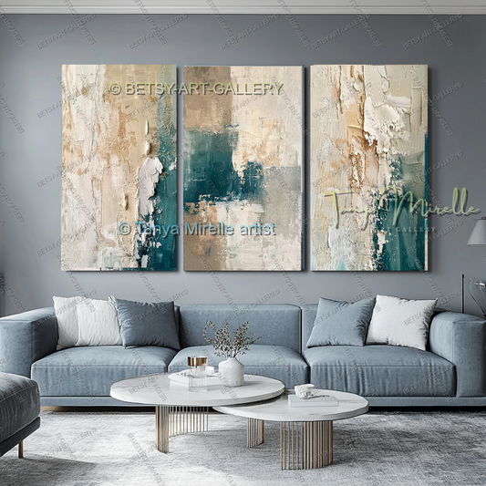 {{ product.title }} canvas artwork by Tanya Mirelle – modern wall decor – original artwork for home, living room, office, or gallery