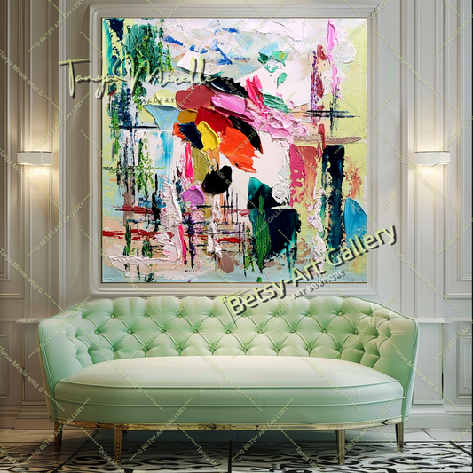 {{ product.title }} canvas artwork by Tanya Mirelle – modern wall decor – original artwork for home, living room, office, or gallery