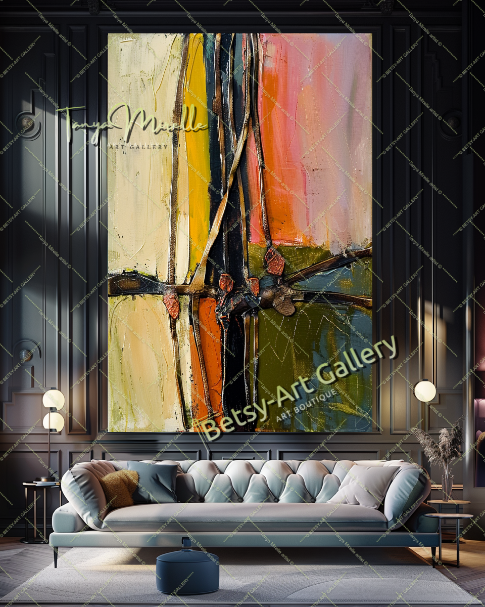 Colorful Abstract Painting – Contemporary Wall Art #137