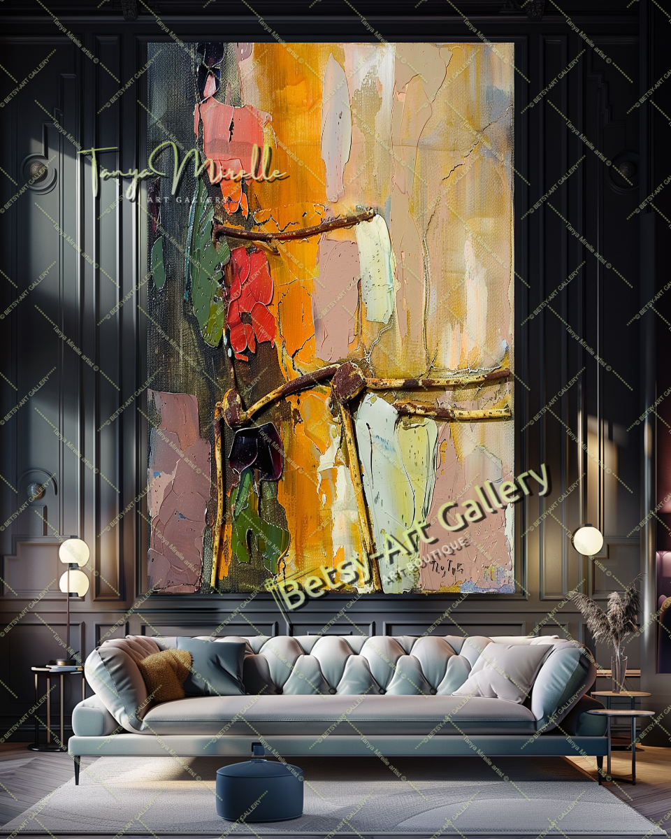 Colorful Abstract Painting – Contemporary Wall Art #137