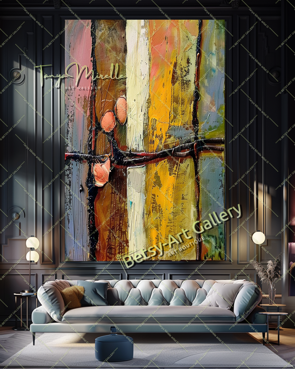 Colorful Abstract Painting – Contemporary Wall Art #137