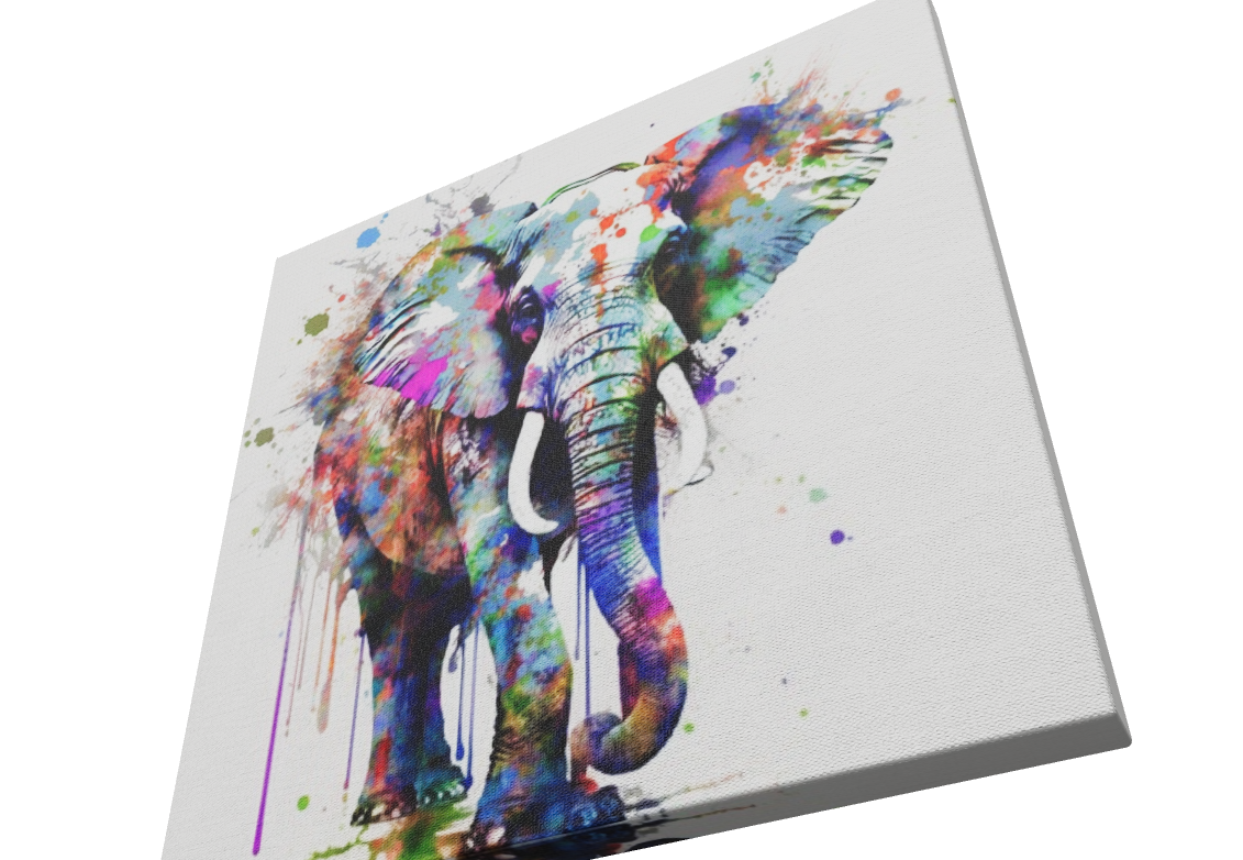 Colorful Abstract Elephant - Modern Wildlife Canvas Print {{ shop_name }}Prints Abstract Elephant animal painting animal pictures canvas print canvas wall art colorful wall art Elephant Art elephant painting elephant pop art giclée prints graffiti art print graffiti canvas graffiti canvas art graffiti elephant art graffiti elephant print large canvas print modern art print print on canvas ready to hang canvas stretched canvas art wall art prints
