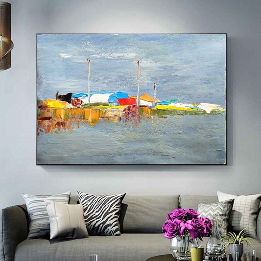 {{ product.title }} canvas artwork by Tanya Mirelle – modern wall decor – original artwork for home, living room, office, or gallery