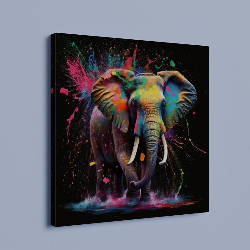 Colorful Abstract Elephant Wall Art – Modern Wildlife Canvas Print {{ shop_name }}Prints Abstract Elephant animal painting animal pictures canvas print canvas wall art colorful wall art Elephant Art elephant painting elephant pop art giclée prints graffiti art print graffiti canvas graffiti canvas art graffiti elephant art graffiti elephant print large canvas print modern art print pop art print print on canvas ready to hang canvas street art on canvas stretched canvas art wall art prints
