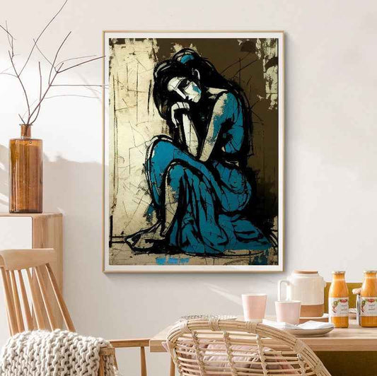 {{ product.title }} canvas artwork by Tanya Mirelle – modern wall decor – original artwork for home, living room, office, or gallery
