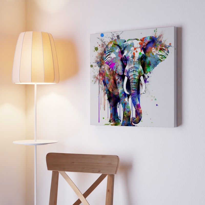 Colorful Abstract Elephant - Modern Wildlife Canvas Print {{ shop_name }}Prints Abstract Elephant animal painting animal pictures canvas print canvas wall art colorful wall art Elephant Art elephant painting elephant pop art giclée prints graffiti art print graffiti canvas graffiti canvas art graffiti elephant art graffiti elephant print large canvas print modern art print print on canvas ready to hang canvas stretched canvas art wall art prints