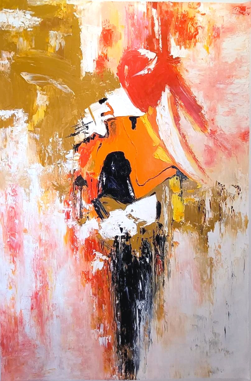 EXTRA Large Abstract Paintings for living room, Impasto Oil Painting on Canvas, Colorful Modern Wall Art, Unique Painting