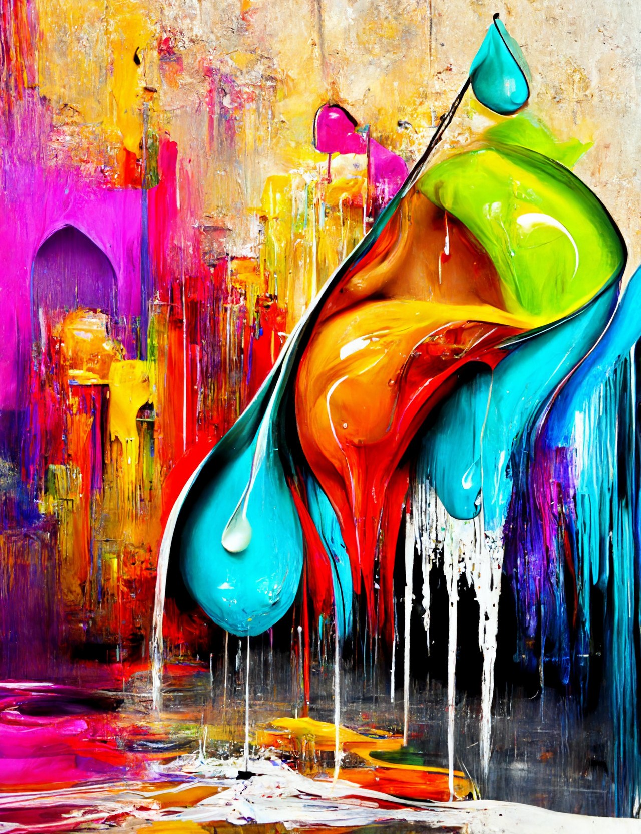 Abstract Print - BETSY-ART GALLERY