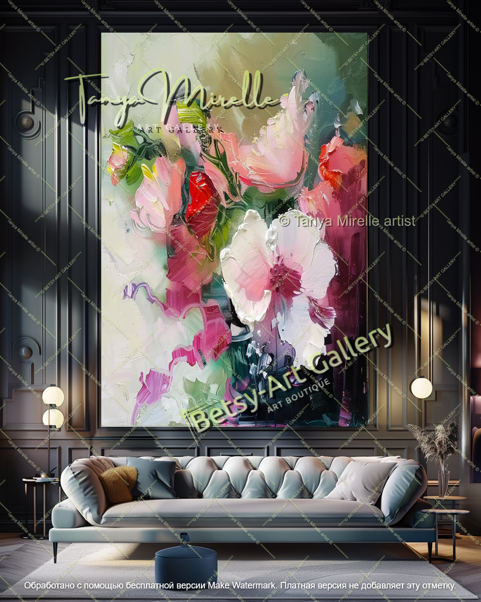 Floral Painting - BETSY-ART GALLERY