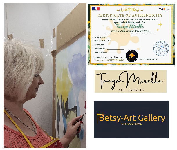 {{ product.title }} canvas artwork by Tanya Mirelle – modern wall decor – original artwork for home, living room, office, or gallery