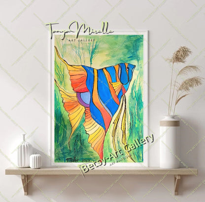 EXTRA LARGE Peinture à l’huile d’empâtement sur toile / Pas de cadre