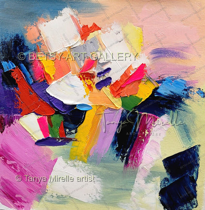 {{ product.title }} canvas artwork by Tanya Mirelle – modern wall decor – original artwork for home, living room, office, or gallery