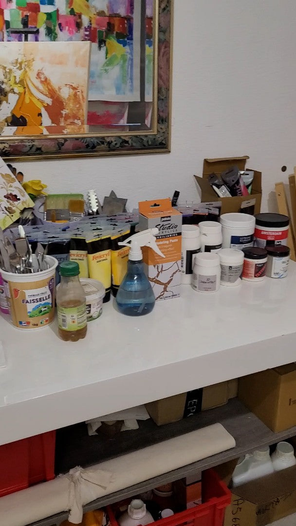 Custom Modern Impasto Abstract Oil Painting, Hand-Painted Wall Art