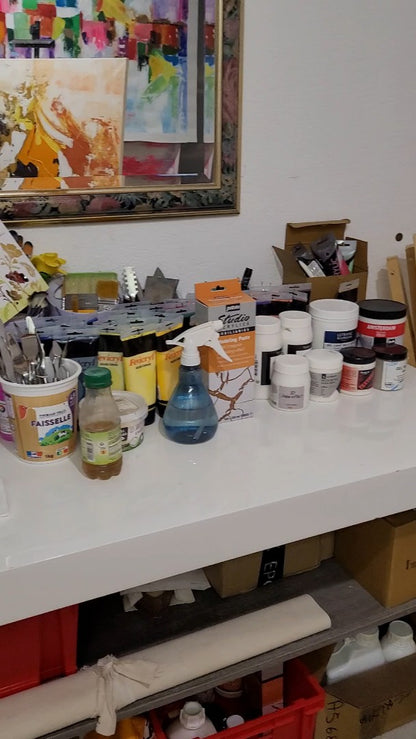 Custom Modern Impasto Abstract Oil Painting, Hand-Painted Wall Art