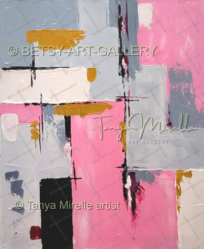 {{ product.title }} canvas artwork by Tanya Mirelle – modern wall decor – original artwork for home, living room, office, or gallery
