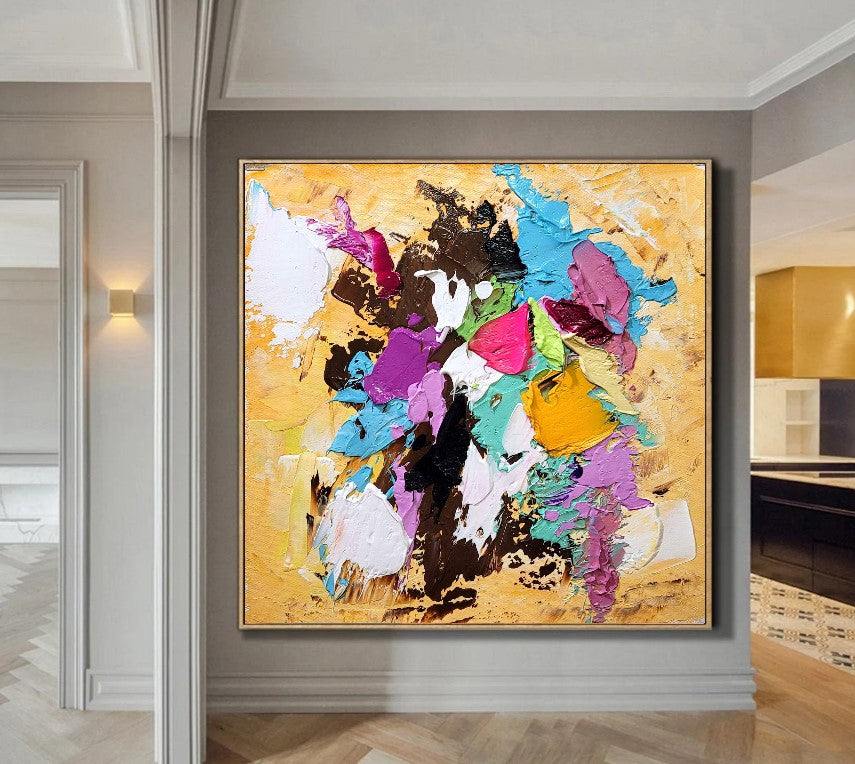 Abstract Wall Art, Modern Impasto Oil Painting on Canvas for Living room – Large – Oil on Canvas – {{ product.title }} canvas artwork by Tanya Mirelle – modern wall decor – original artwork for home, living room, office, or gallery – original artwork by BETSY-ART GALLERY