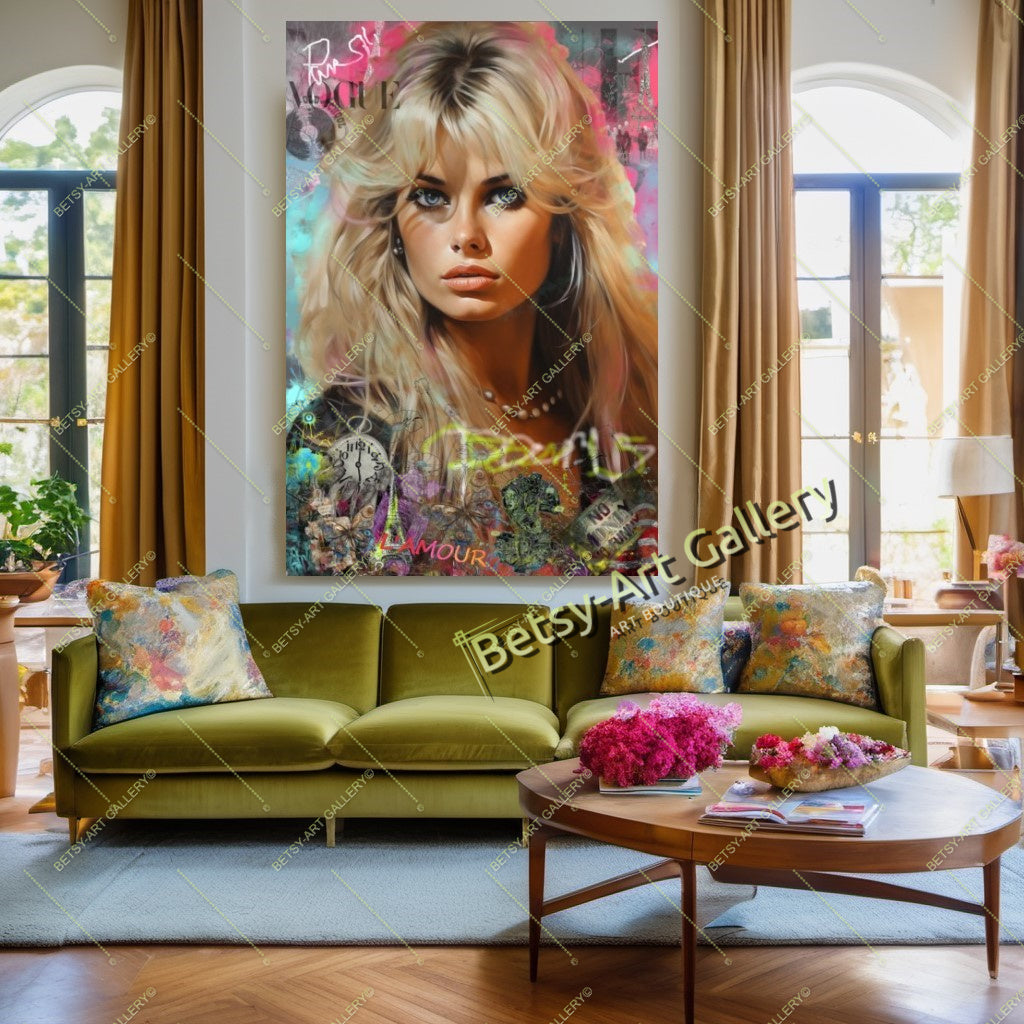 {{ product.title }} canvas artwork by Tanya Mirelle – modern wall decor – original artwork for home, living room, office, or gallery