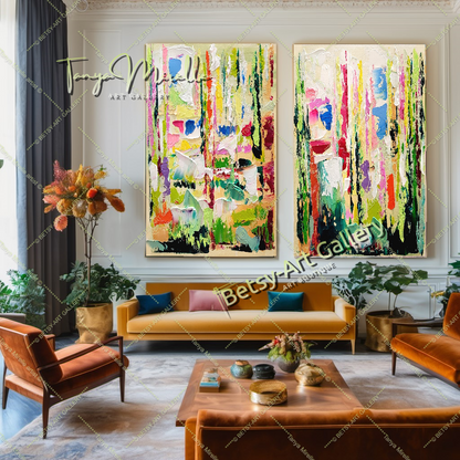 {{ product.title }} canvas artwork by Tanya Mirelle – modern wall decor – original artwork for home, living room, office, or gallery