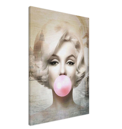 Vintage Pop Art, Audrey Hepburn, Marilyn Monroe and Brigitte Bardot, Modern Pop Art Canvas Print