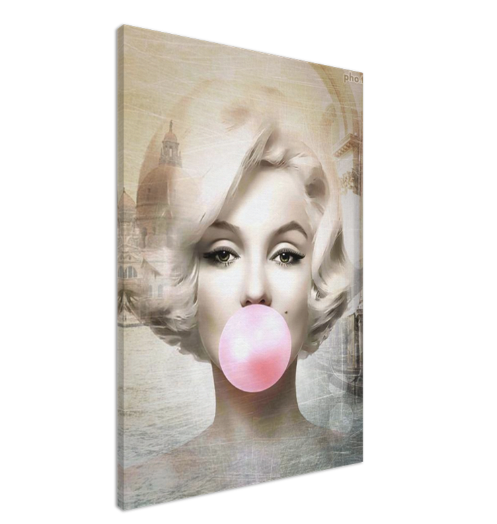 Audrey Hepburn, Marilyn Monroe, Brigitte Bardot - Modern Canvas Print – Large – Oil on Canvas – {{ product.title }} canvas artwork by Tanya Mirelle – modern wall decor – original artwork for home, living room, office, or gallery – original artwork by BETSY-ART GALLERY