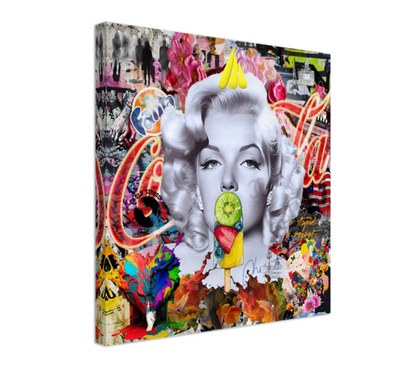 Marilyn Monroe blowing Bubble Gum, Celebreti Portrait, Modern Pop Art Print on Canvas {{ shop_name }}Prints canvas print canvas wall art giclée prints graffiti art print graffiti canvas graffiti canvas art large canvas print large wall art Large Wall Art Decor Living Room Art merilyn monroe art print Merilyn Monroe painting modern abstract art modern art print pop art print print on canvas ready to hang canvas street art on canvas stretched canvas art wall art prints