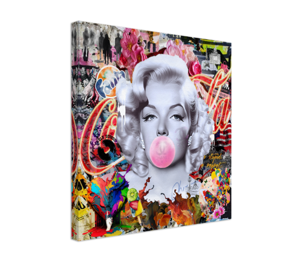 Marilyn Monroe blowing Bubble Gum, Celebreti Portrait, Modern Pop Art Print on Canvas {{ shop_name }}Prints canvas print canvas wall art giclée prints graffiti art print graffiti canvas graffiti canvas art large canvas print large wall art Large Wall Art Decor Living Room Art merilyn monroe art print Merilyn Monroe painting modern abstract art modern art print pop art print print on canvas ready to hang canvas street art on canvas stretched canvas art wall art prints