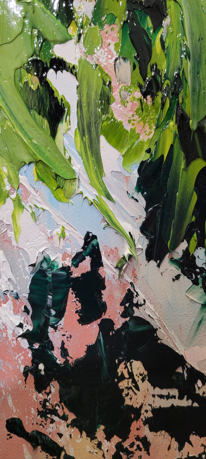Seashore Painting – Large Textured Artwork for Contemporary Spaces