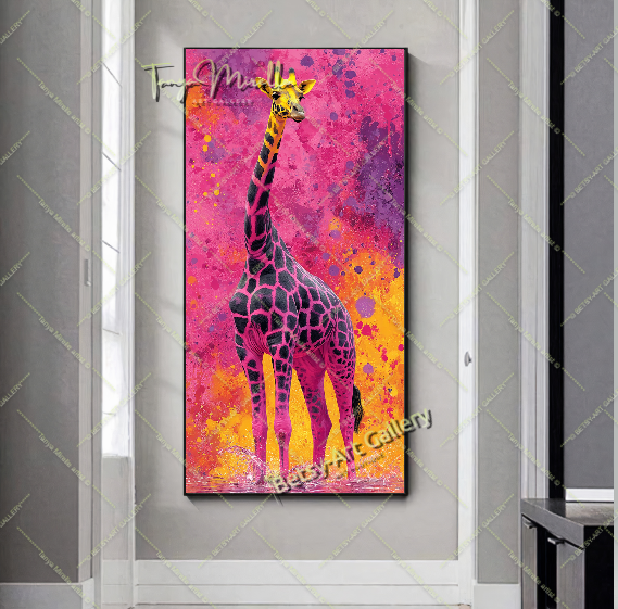 {{ product.title }} canvas artwork by Tanya Mirelle – modern wall decor – original artwork for home, living room, office, or gallery