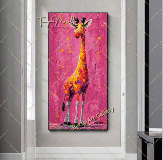 {{ product.title }} canvas artwork by Tanya Mirelle – modern wall decor – original artwork for home, living room, office, or gallery