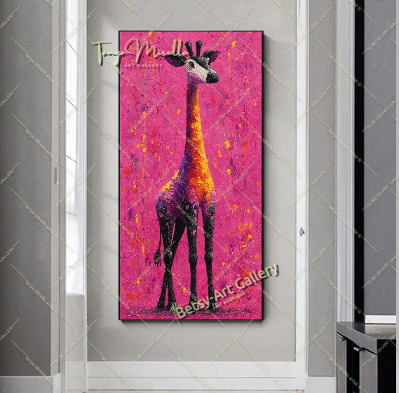 {{ product.title }} canvas artwork by Tanya Mirelle – modern wall decor – original artwork for home, living room, office, or gallery